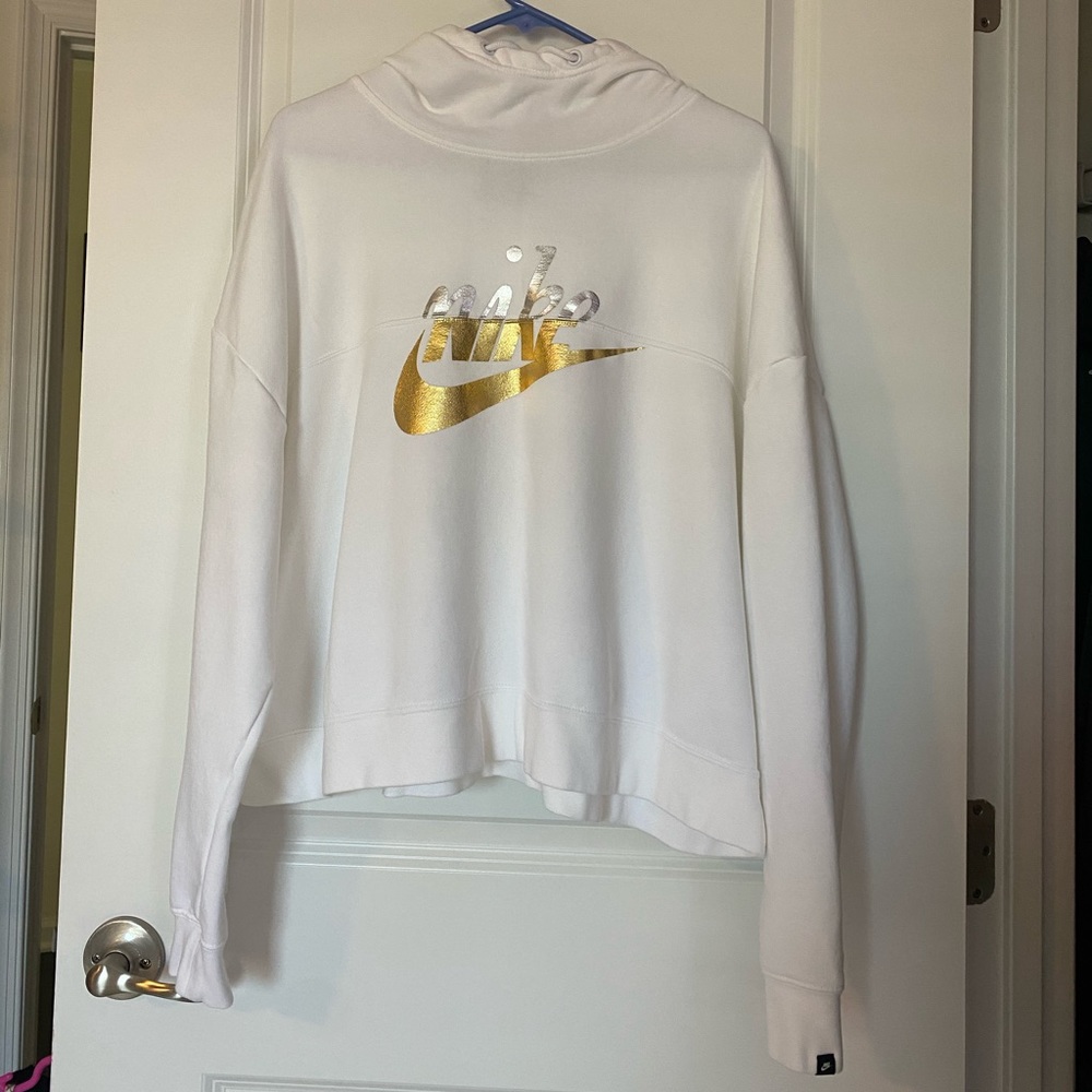 Nike metallic hoodie